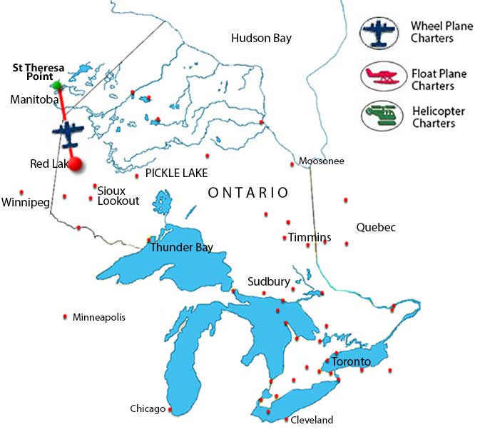 St Theresa Point Charter Flights